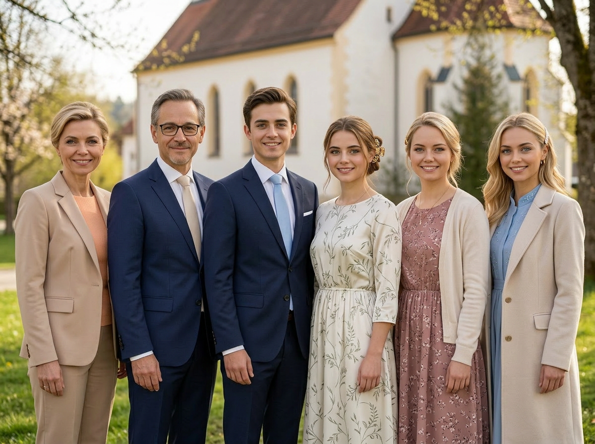 Marianne, Ulrich, Lukas, Ella, Marie, Lena